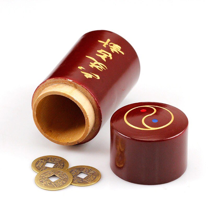 Đài Lục Hào gieo quẻ âm dương cỡ đại 11cm