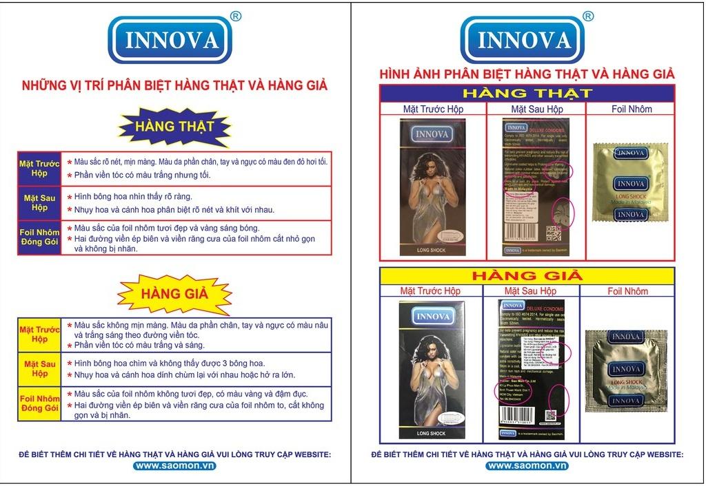 [HCM]Bao cao su Innova vàng 12 bao / hộp