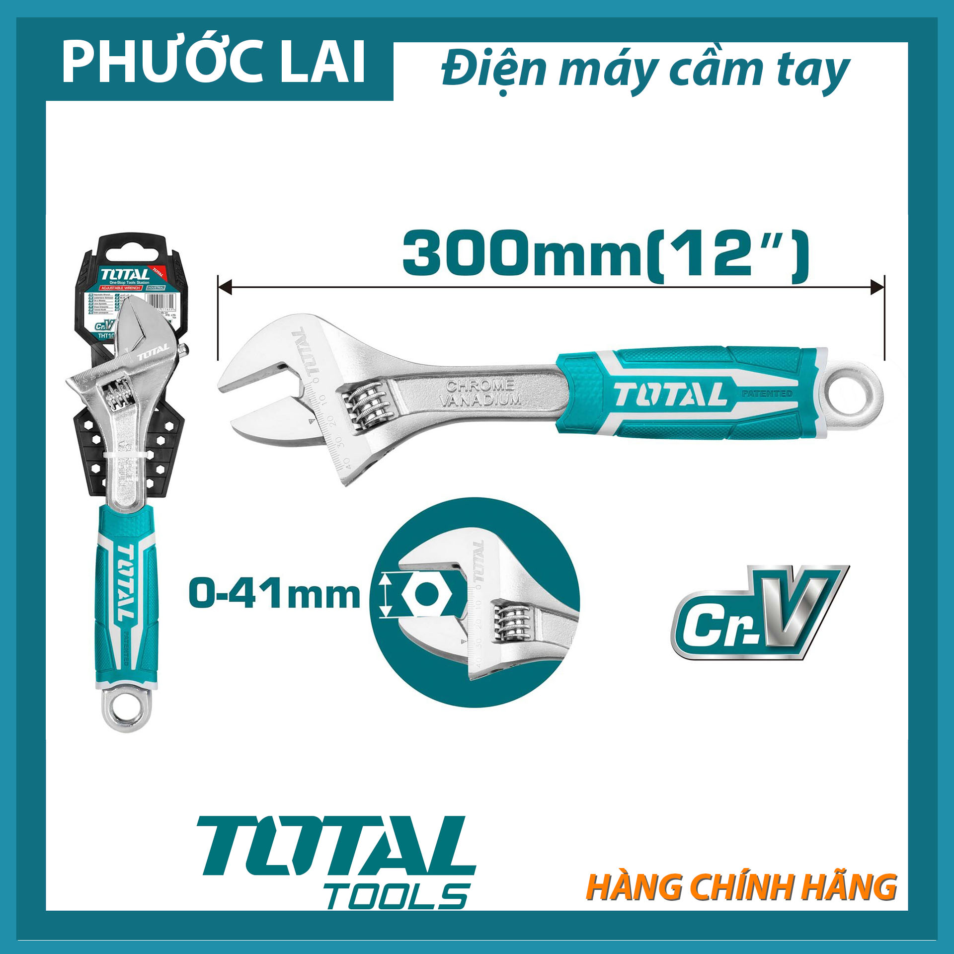 Mỏ lết 12inch total tht101126