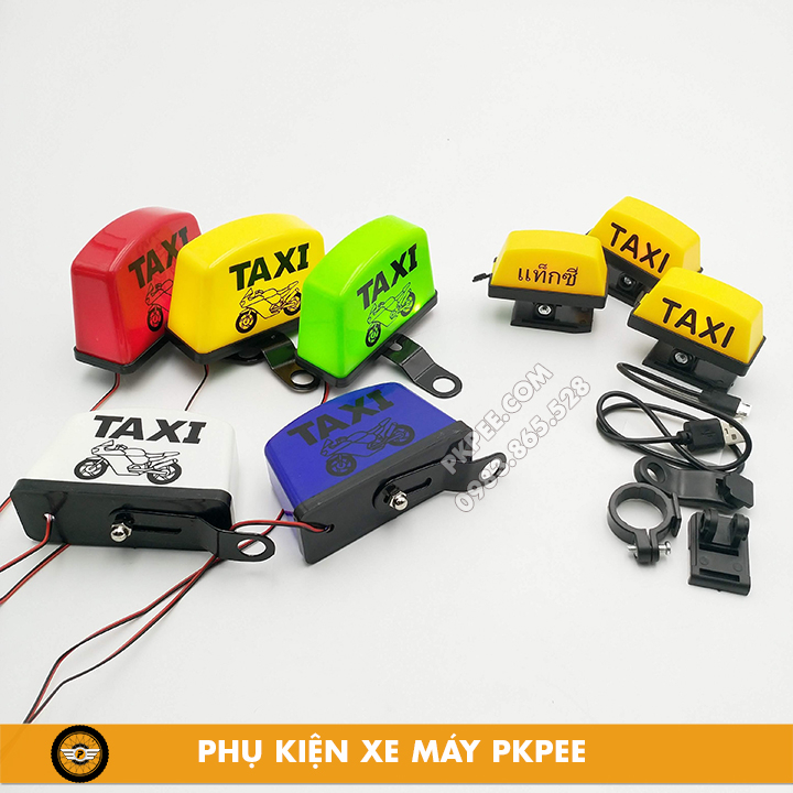 Đèn Led Taxi Trang Trí Xe Máy