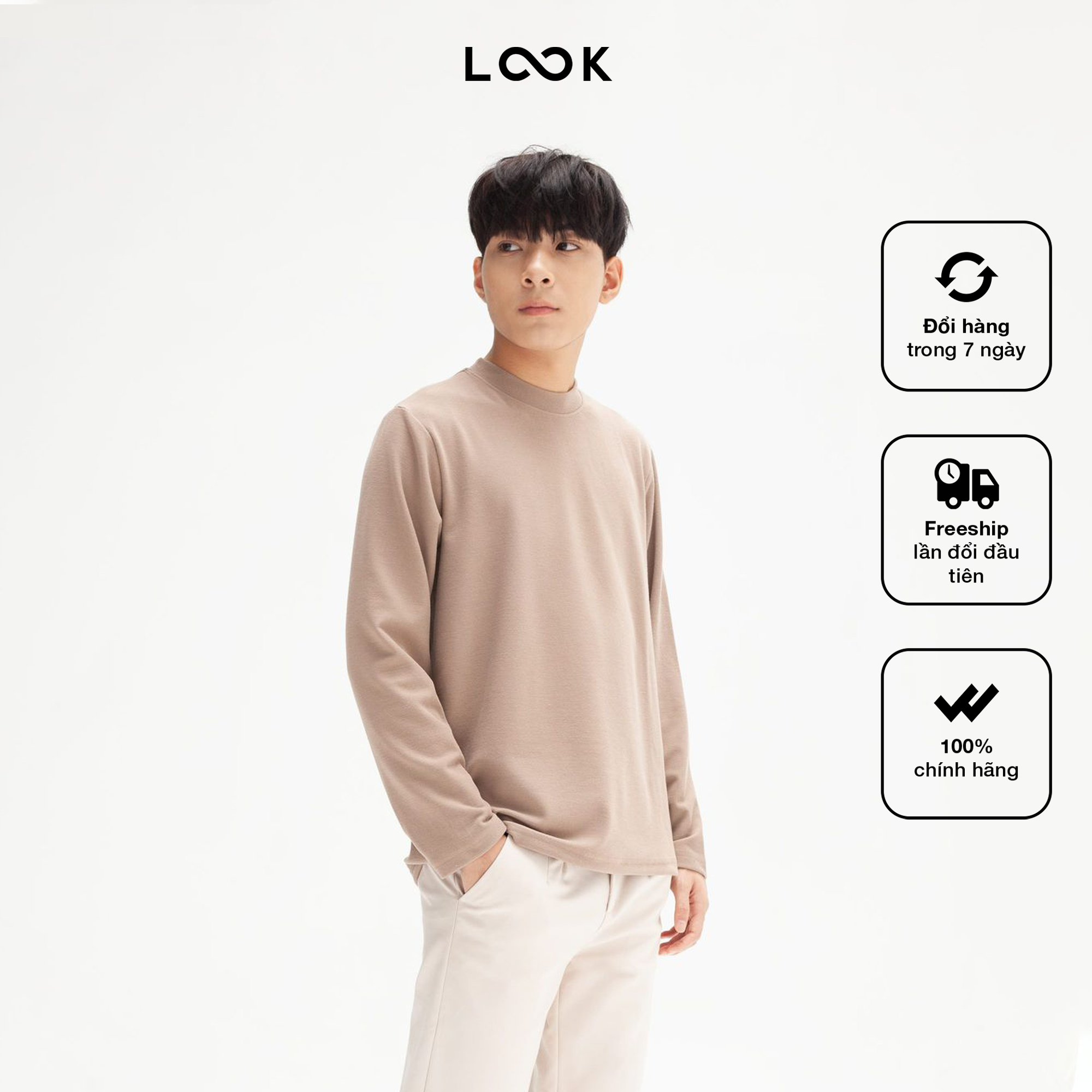 Áo Nỉ Dài Tay Look Max Sweater