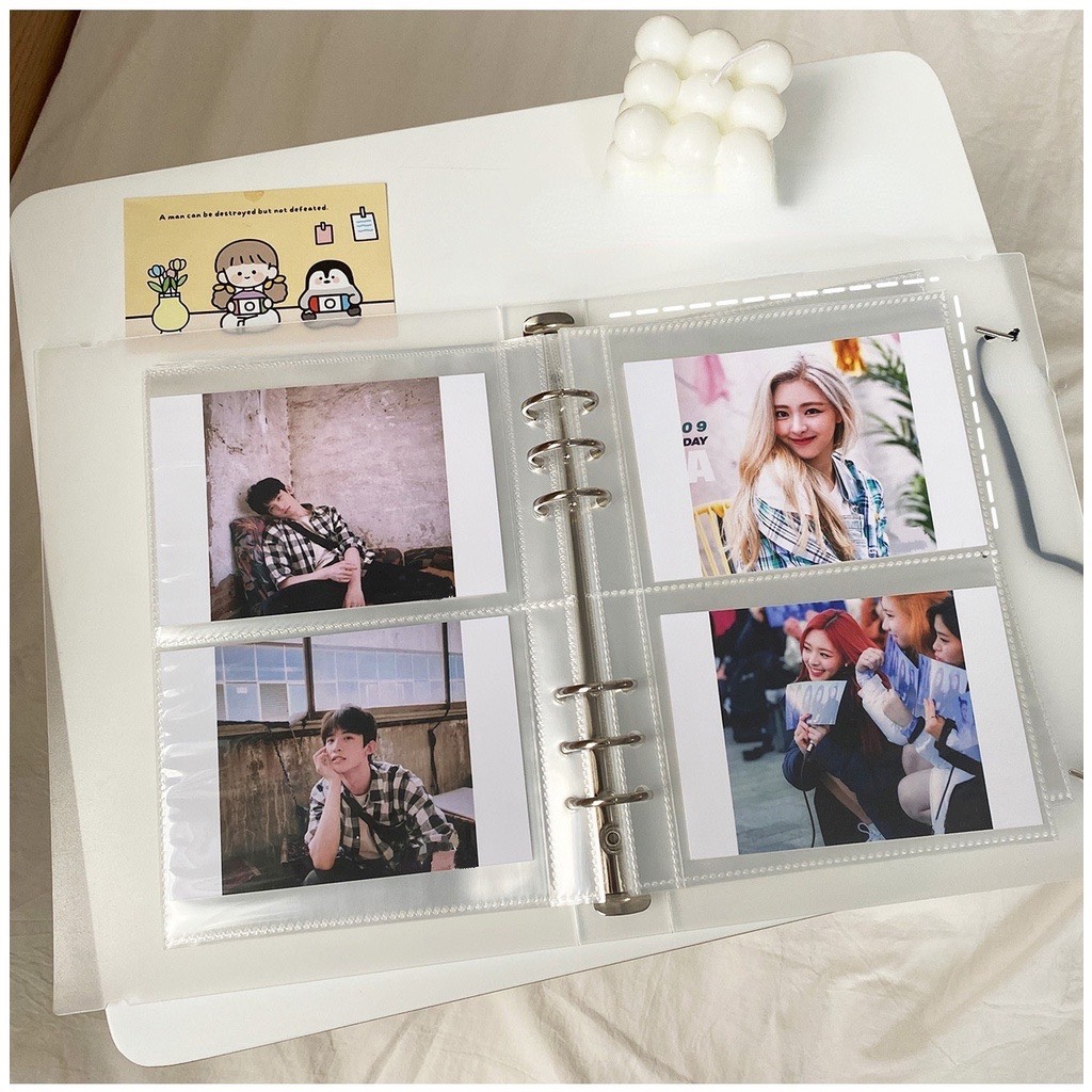 [BD01] Cuốn binder A5 và sheet nhiều kích thước đựng card, postcard, ticket, bookmark..