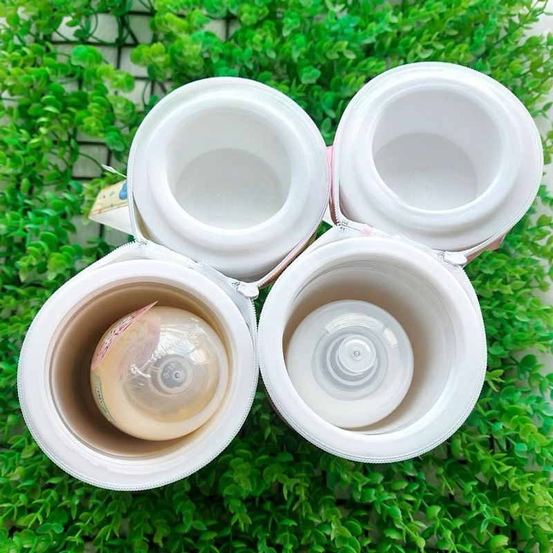 Ủ Bình sữa cổ rộng cổ hẹp ruột nhựa cho bé PIPI 120ml 300ml