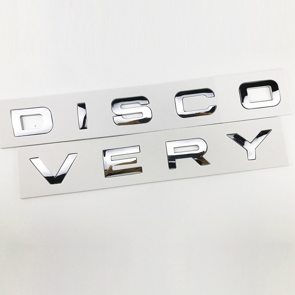 Chữ DISCOVERY 3D nổi trang trí ô tô