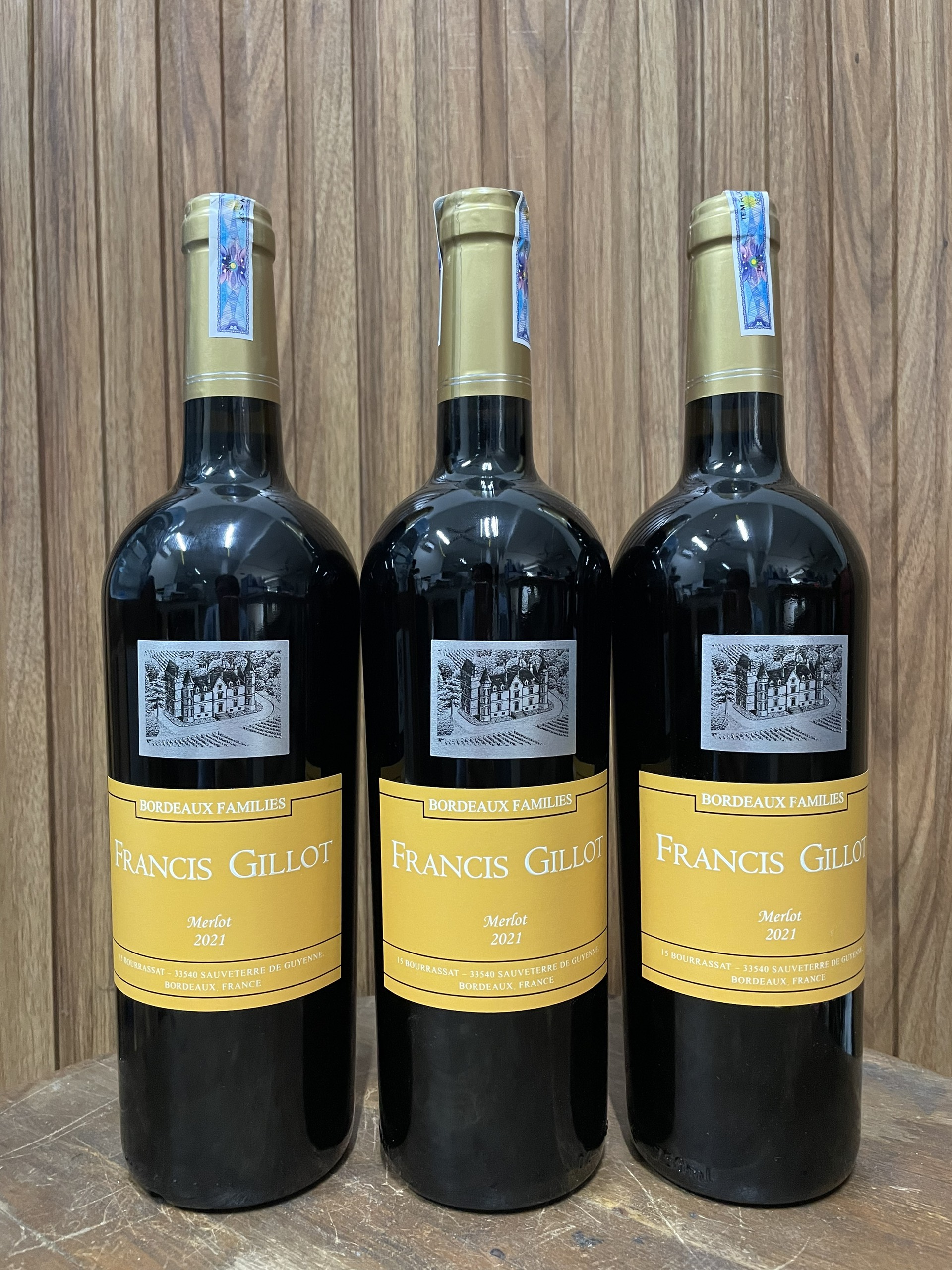 Vang Pháp FRANCIS GILLOT Merlot