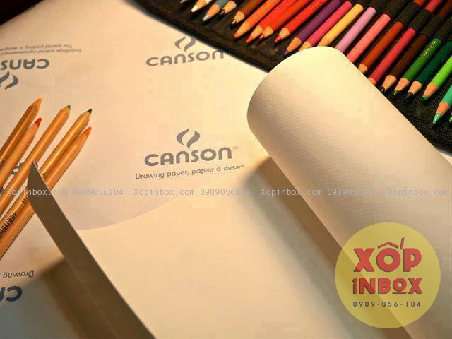 Giấy canson Pháp A1 dày 250gsm xấp 10 tờ