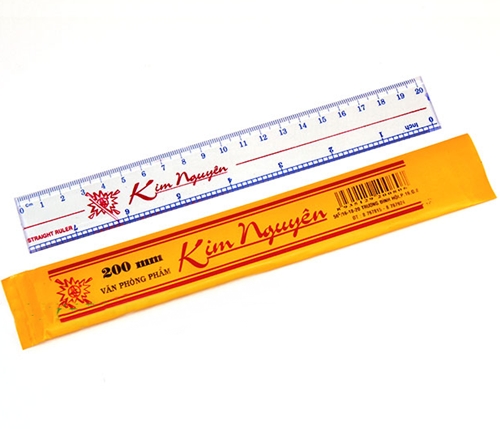 LỐC 10 THƯỚC CỨNG KIM NGUYÊN 20CM