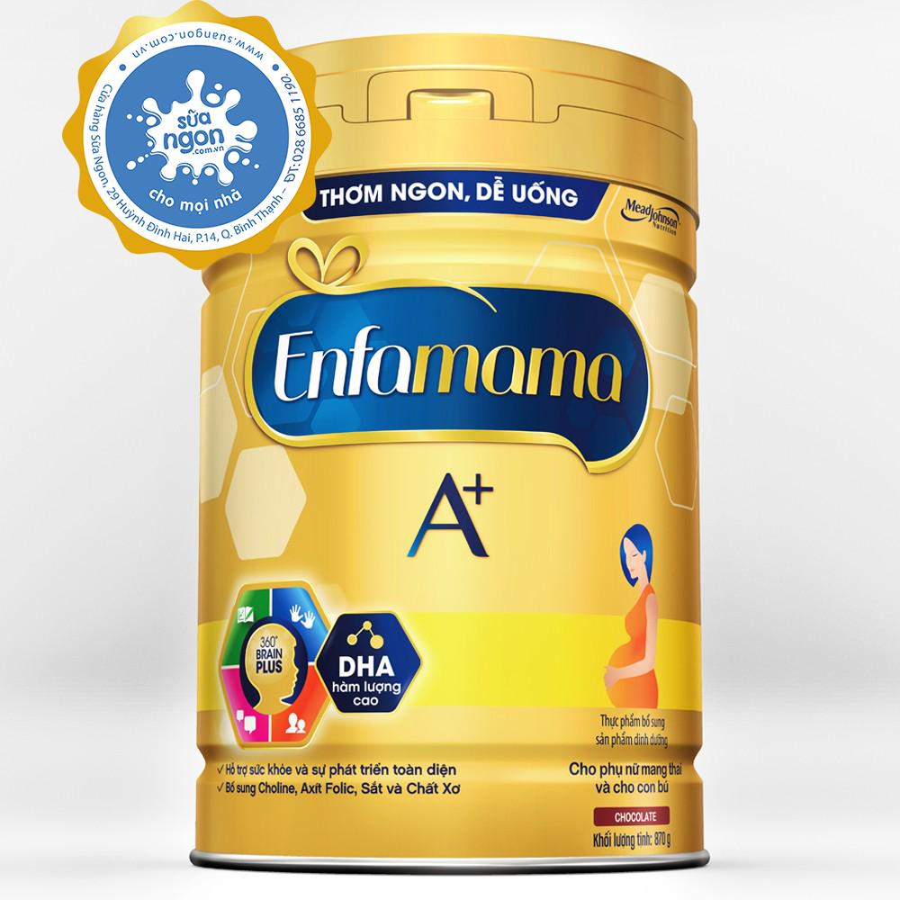 [HCM]Sữa bột Enfamama A+ PWD Choco (830g)