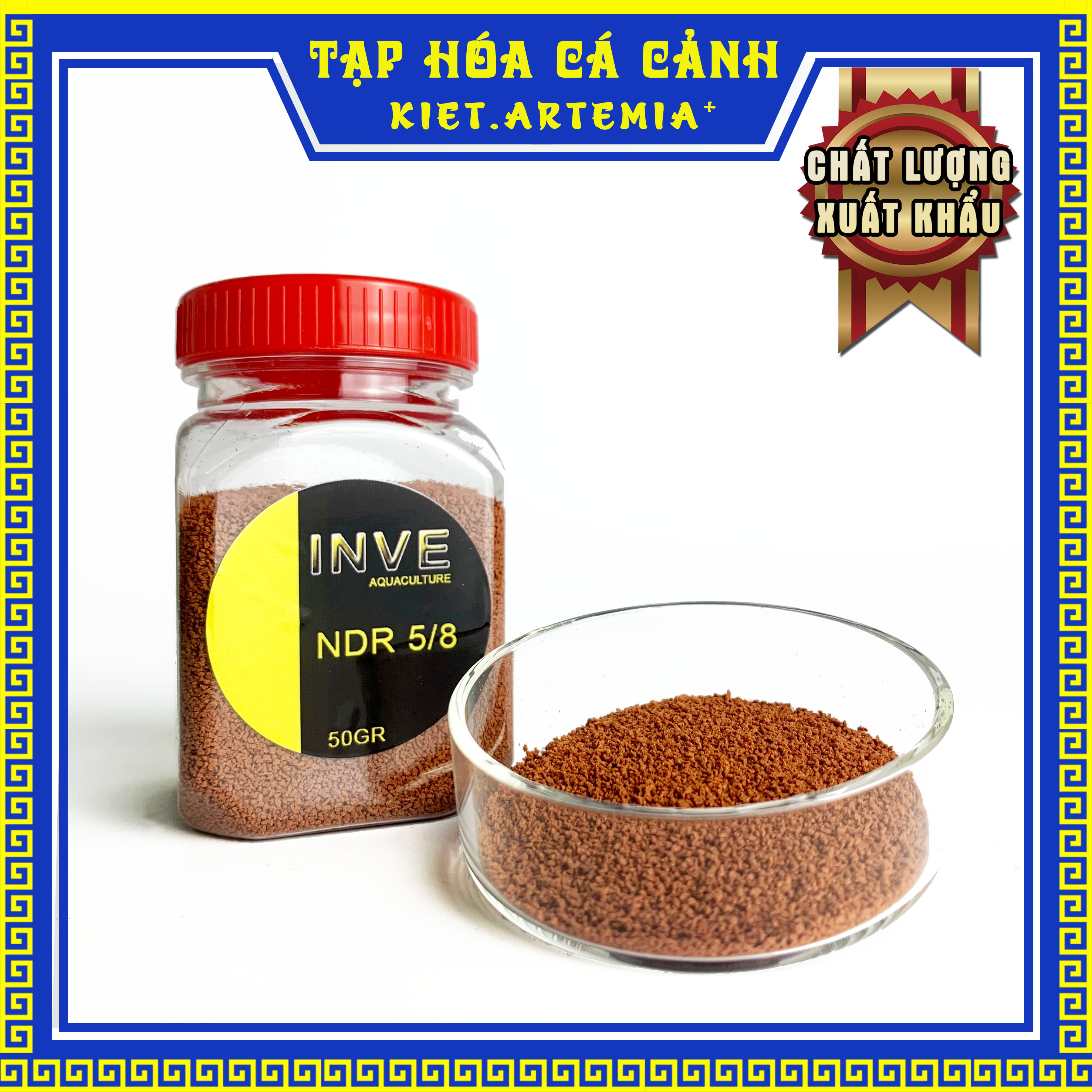 Cám Thái Inve 3 5, thức ăn cho cá 7 màu, cá betta, thủy sinh, cám thái inve 5 8
