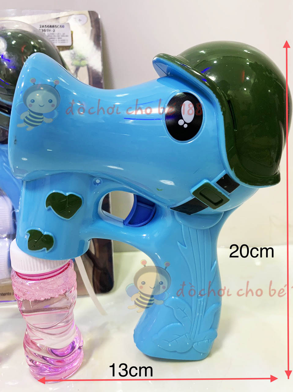 Đồ chơi bắn bong bóng có đèn nhạc