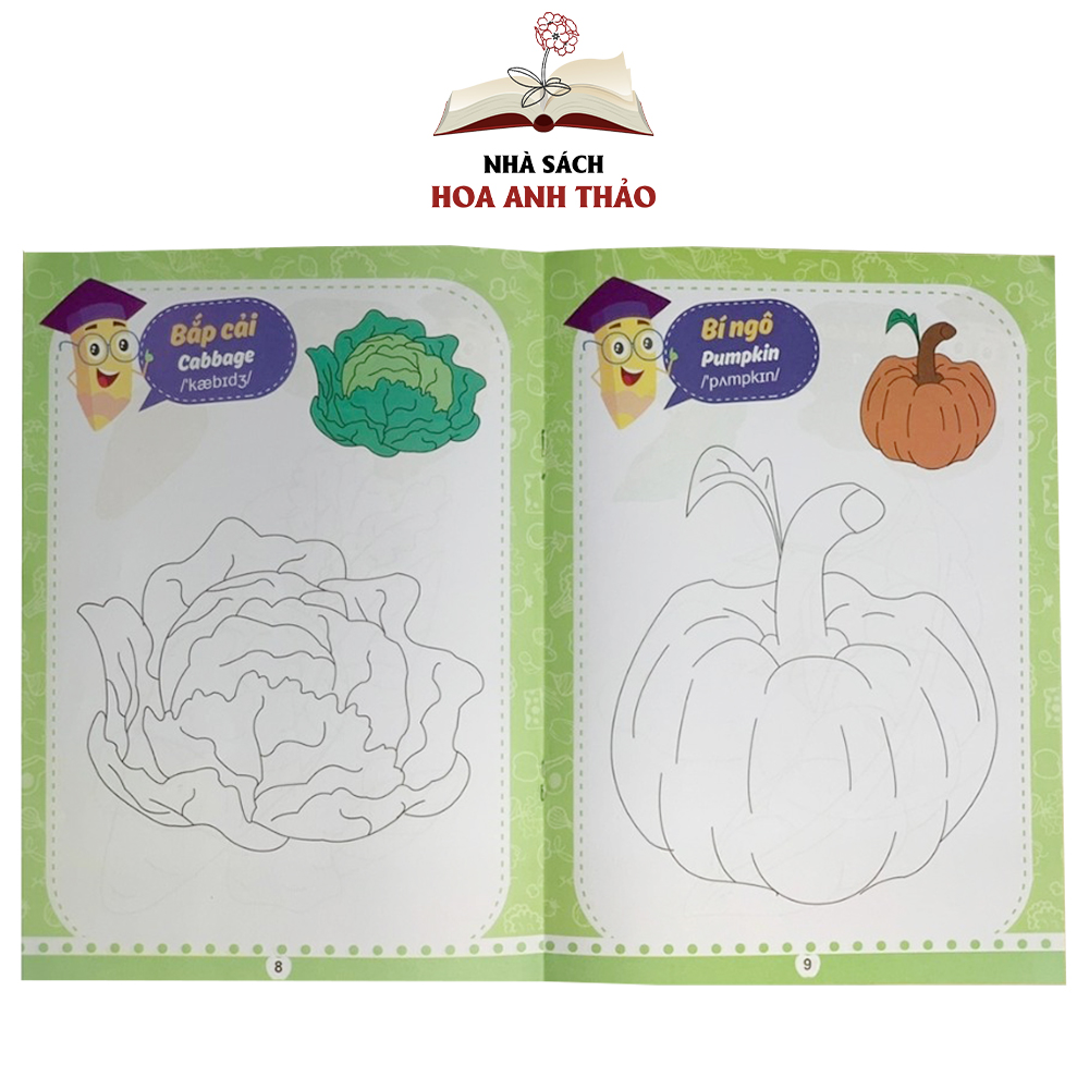 Sách - Bé Tô màu nhiều chủ đề tự chọn