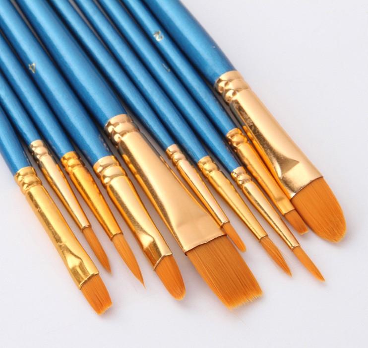 Bộ Cọ vẽ màu nước ( 10 Cọ)