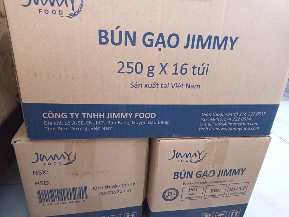 THÙNG BÚN GẠO KHÔ JIMMY (date mới)
