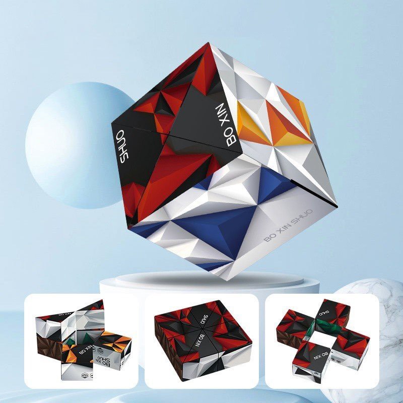Đồ Chơi Khối Rubik 3D Thay Đổi Hình Dạng Độc Đáo Cho Bé
