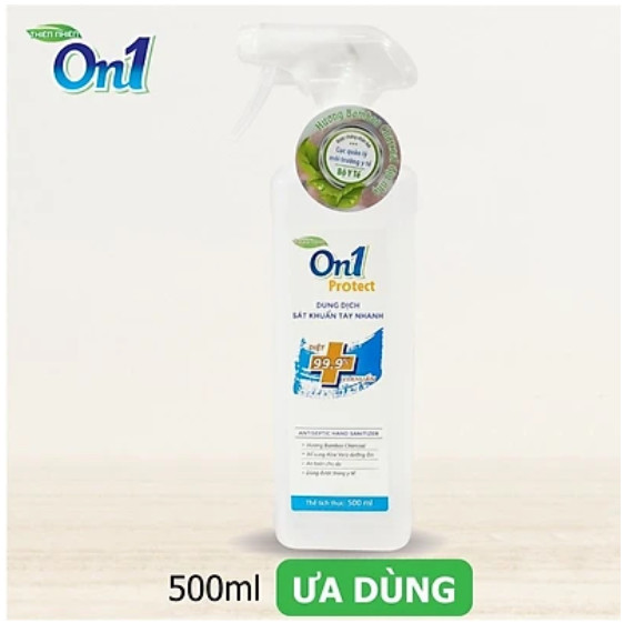 Dung Dịch Sát Khuẩn Tay Nhanh On1 Protect 500ml