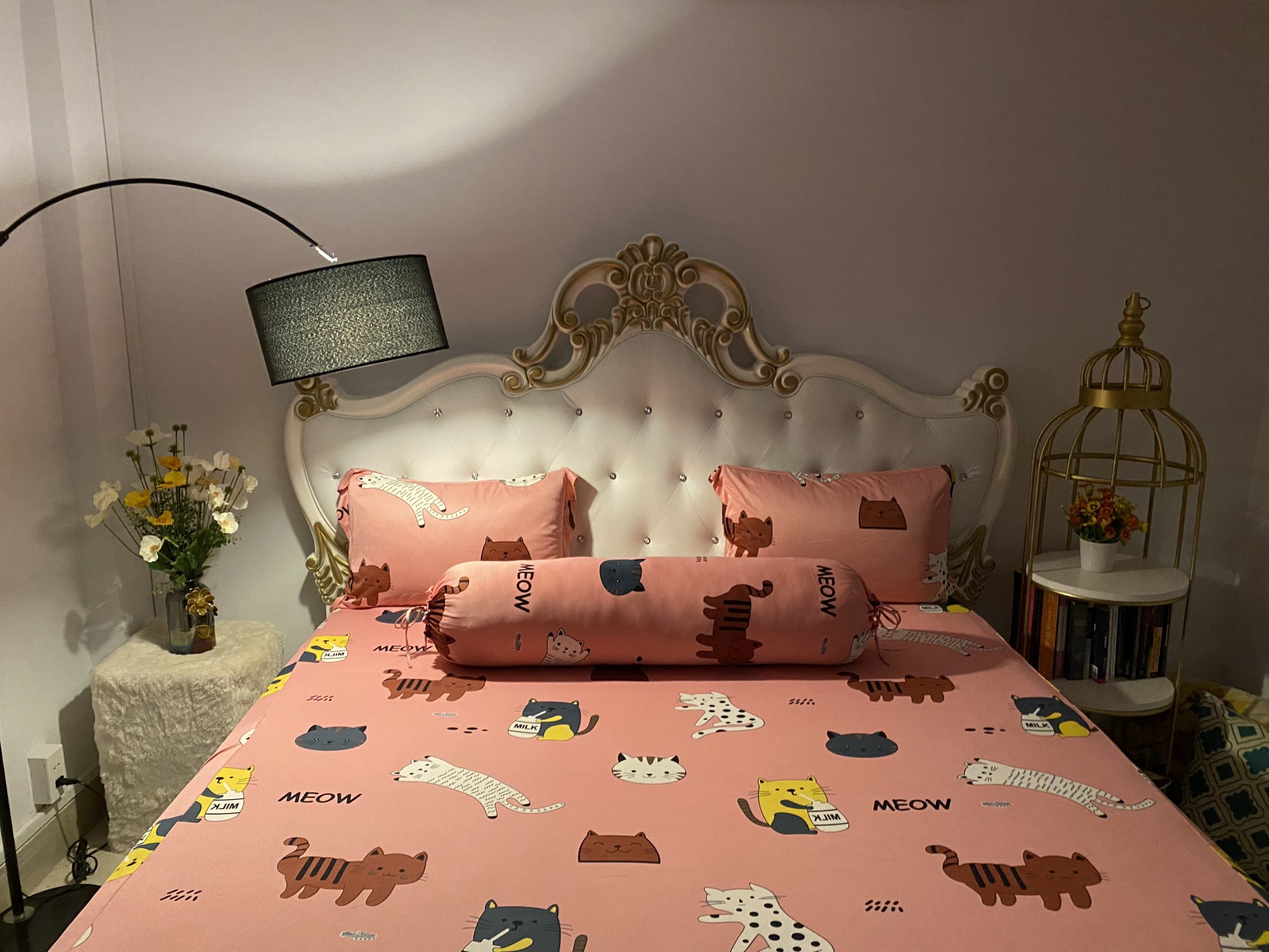 [HCM]Bộ Drap Thun   Hàn Quốc mát lạnh  { 4 món } 1m6/1m8x2m