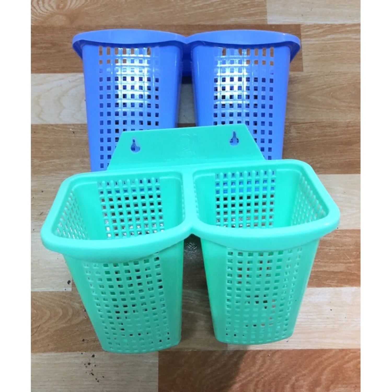 Ống đựng đũa muỗng đựng bàn chải kem đánh răng lᴏại 1 2 3 ngăn kệ đựng bàn chải