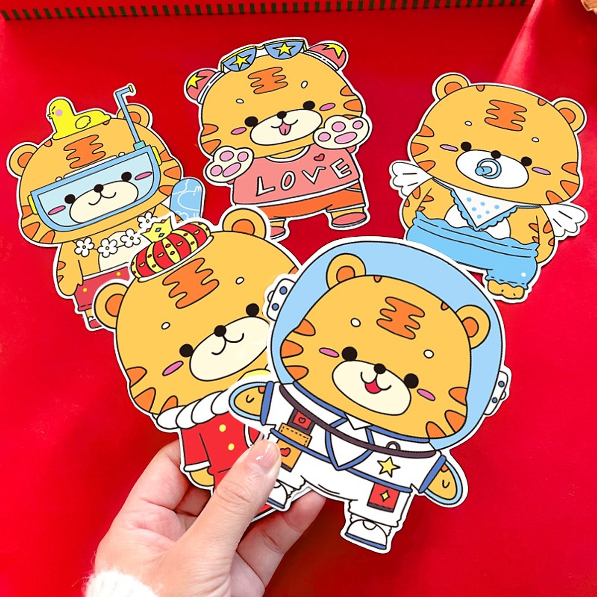 bao lì xì chibi đáng yêu dịp tết