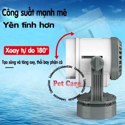 Thổi luồng tạo sóng cho bể cá XVA