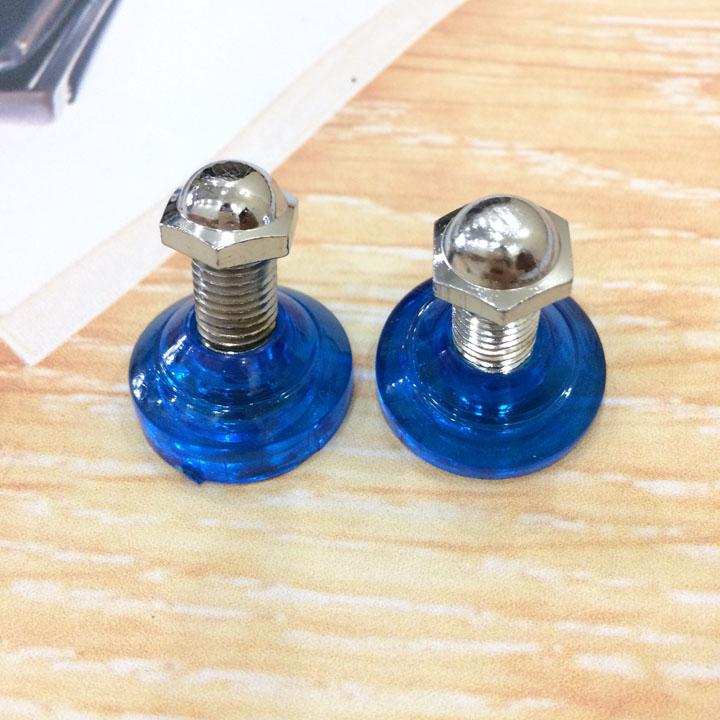 Cặp ốc bịt chân gương cho xe máy Wave đời đầu (Màu xanh)