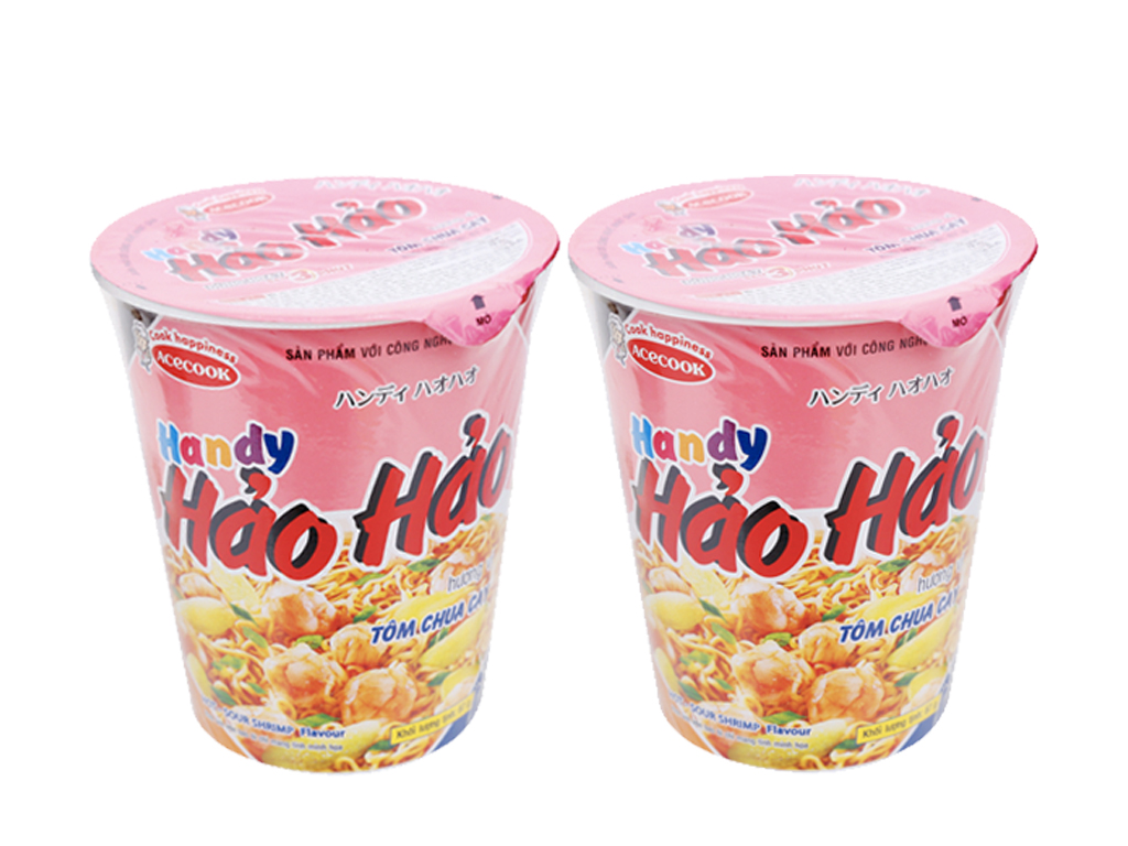 [HCM]Combo 2 ly mì Handy Hảo Hảo tôm chua cay 67g
