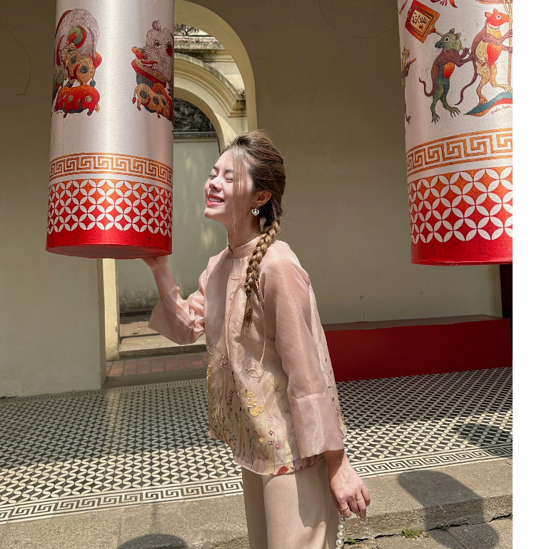 Hoàn tiền 15% - pháp phục diệu trúc by linn design trang phục nữ