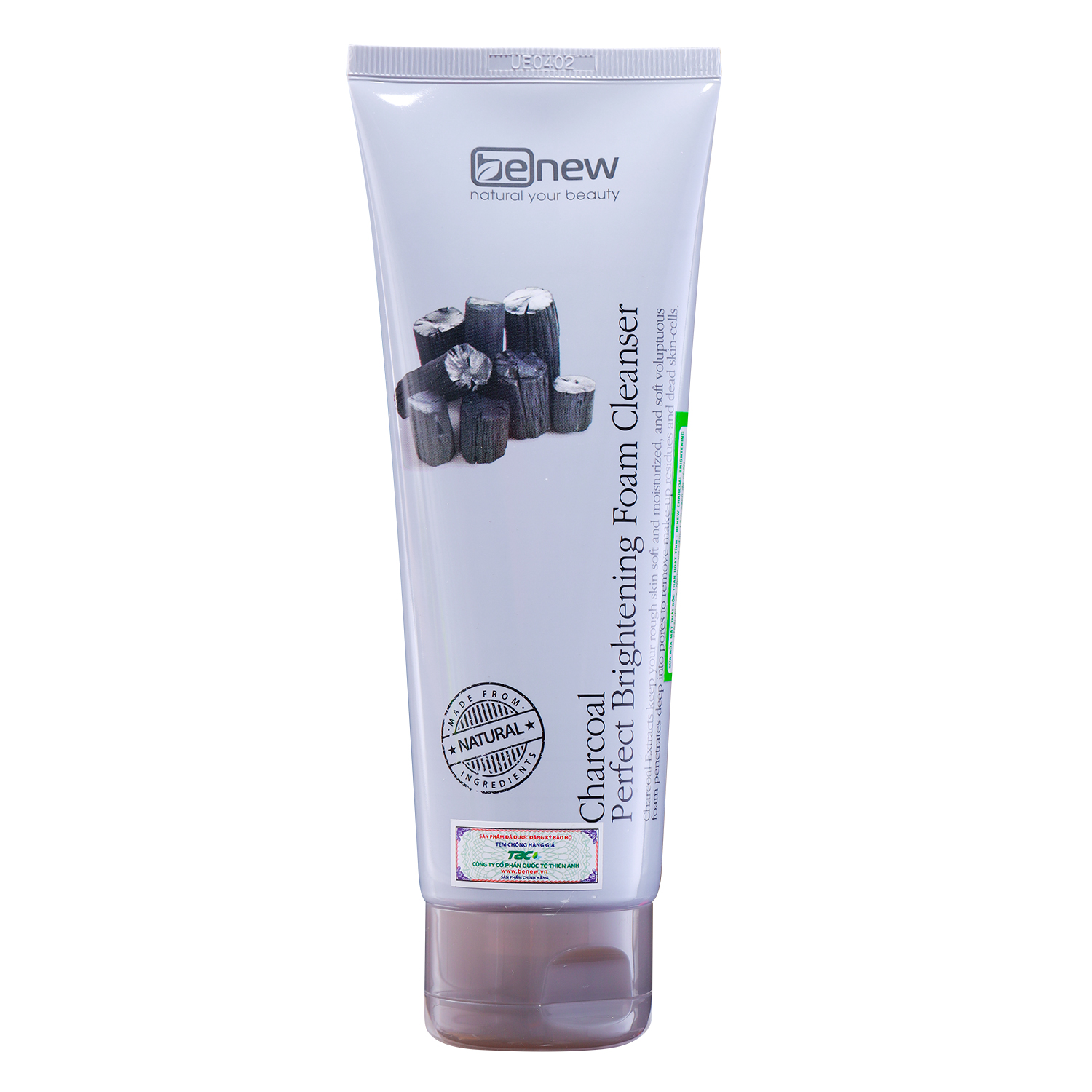 Sữa rửa mặt Than Hoạt Tính Benew Charcoal Brightening Foam Cleanser 160ml