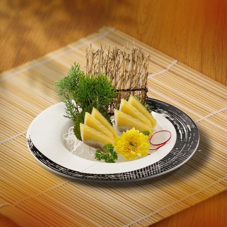 Sashimi cá trích trứng vàng