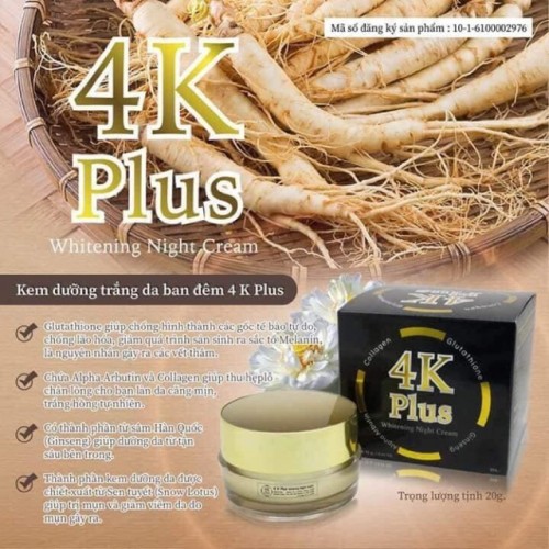 [HCM]KEM BODY 4K PlUS THÁI LAN 250g