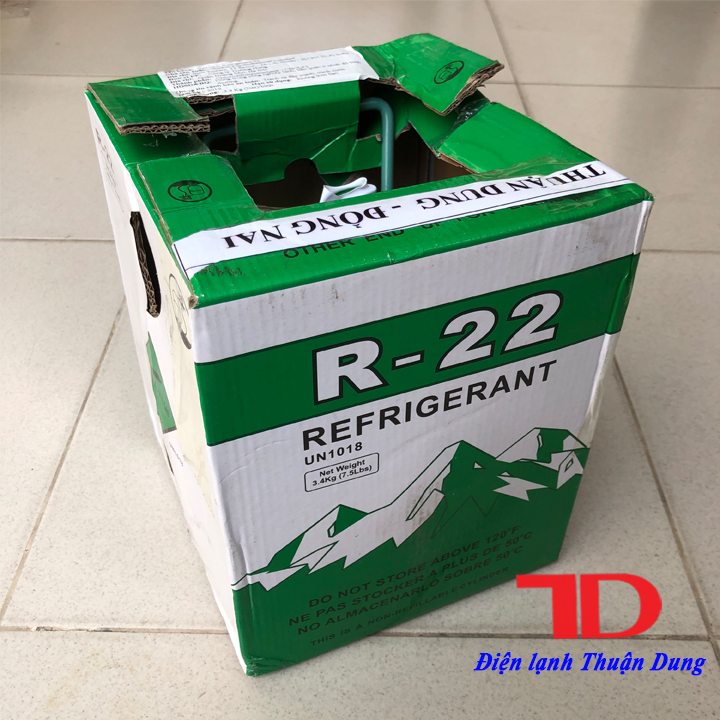 Môi chất lạnh điều hòa R22 3.4KG NET