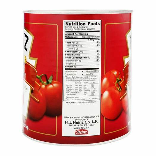 [HỘP THIẾC LỚN 3.15KG] Sốt cà chua đậm đặc Heinz