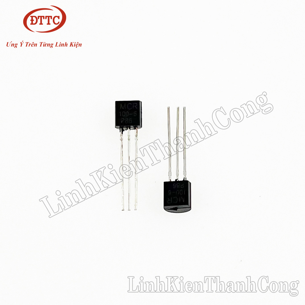 MCR100-6 SCR 0.8A 400V TO92 Chân Đồng