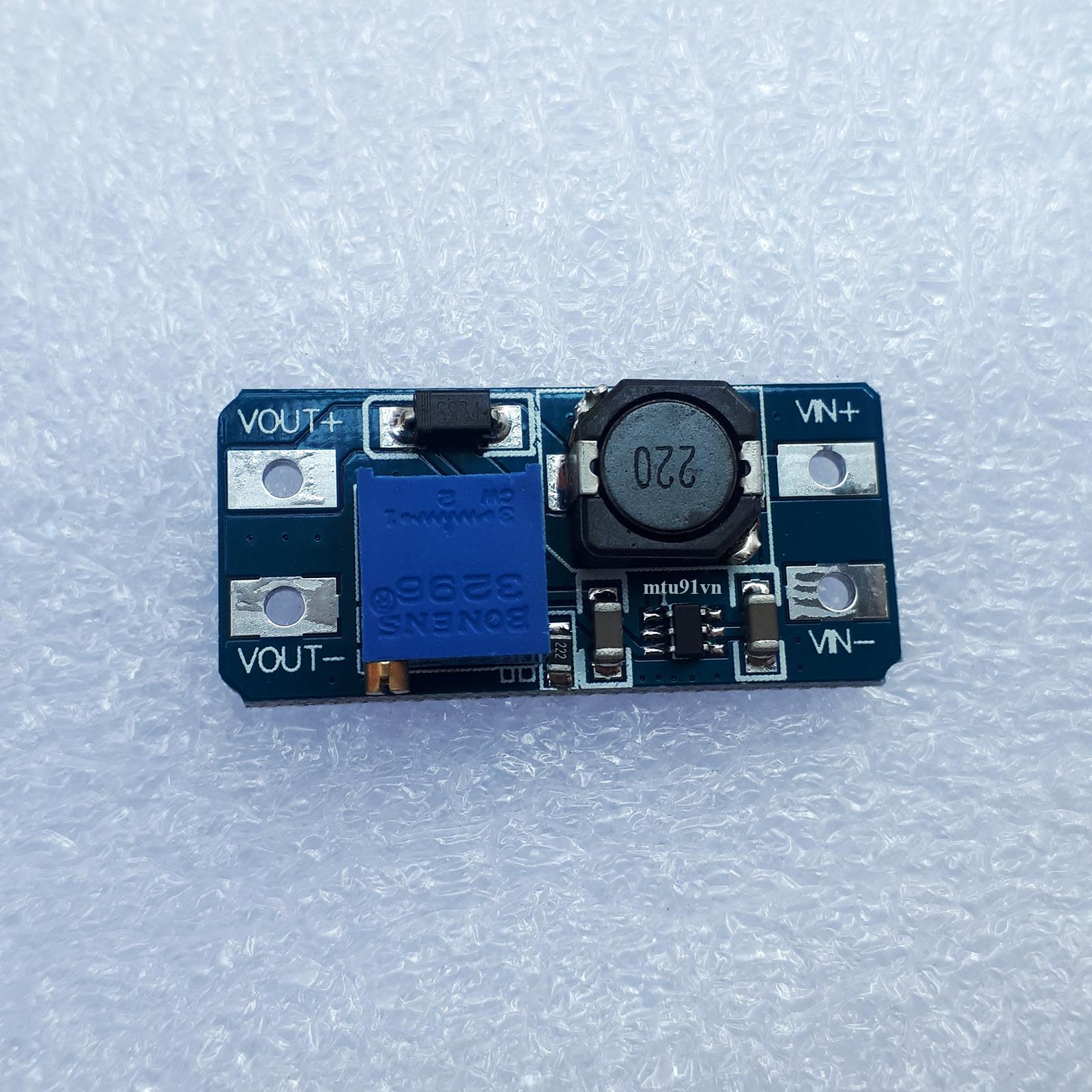 Mạch tăng áp DC-DC MT3608 dòng tối đa 2A