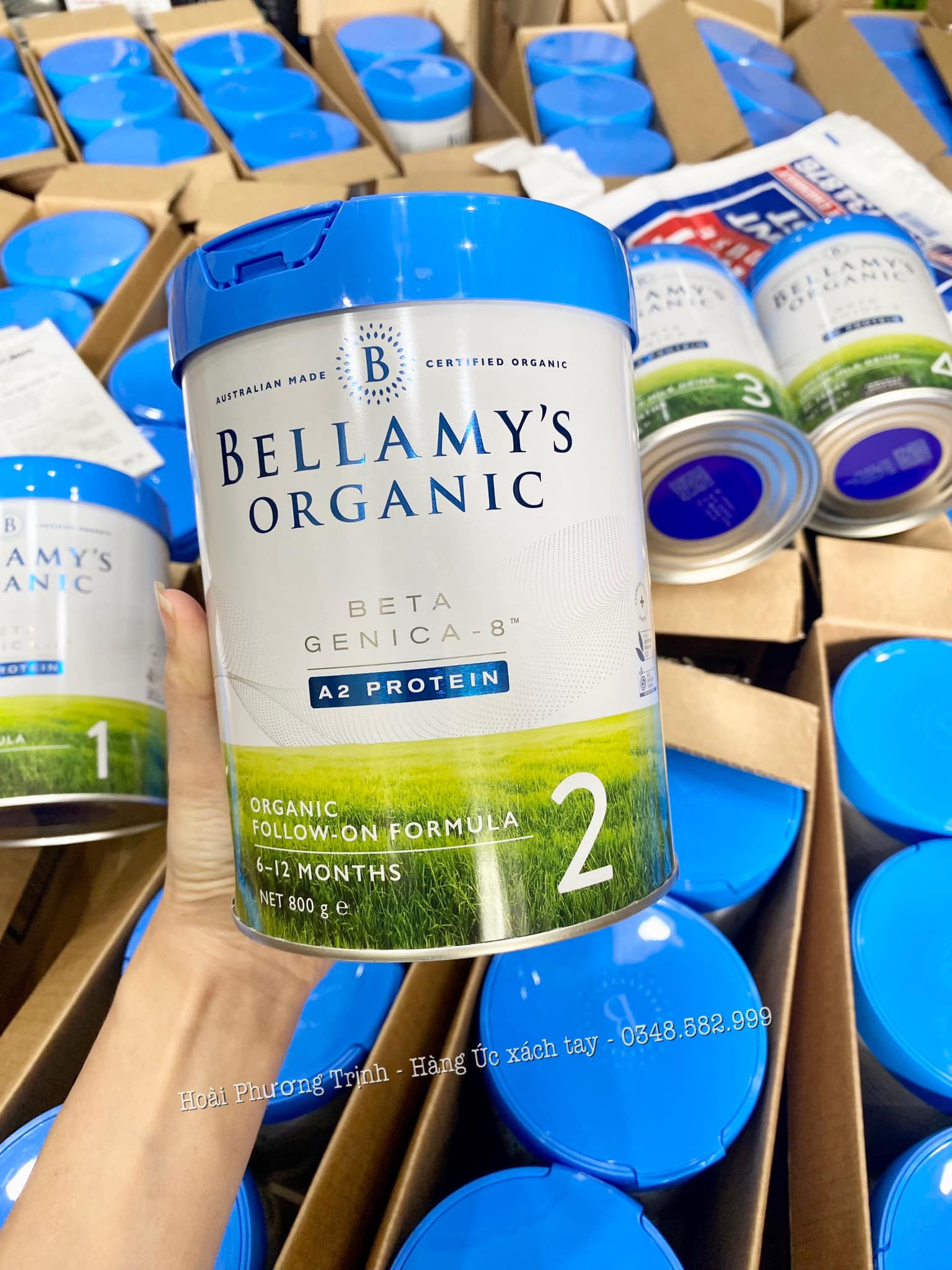 Sữa Bellamys A2 Organic beta genica số 1, 2, 3, 4 - hàng Úc đi air đủ ...