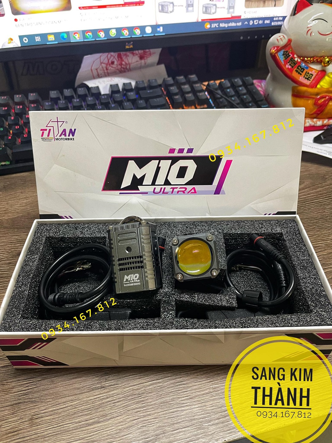Đèn Trợ Sáng Bi cầu Mini TiTan M10 Ultra