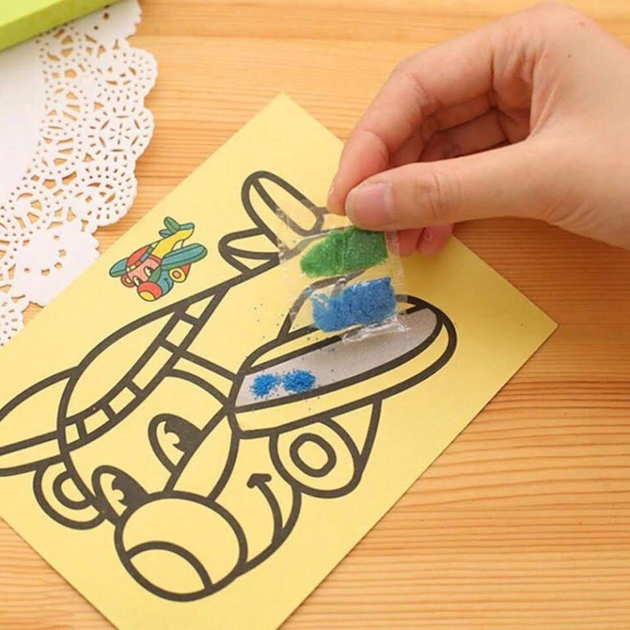 Tranh Cát Giúp Bé Tập Tô