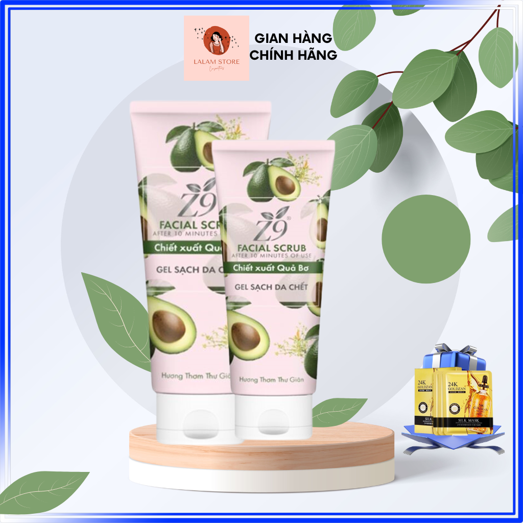 Tẩy tế bào chết cho da mặt tinh chất bơ phục hồi da z9 z69 80ml
