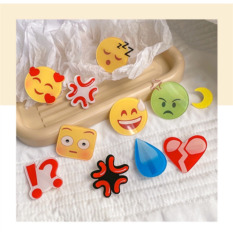 KẸP CÀI TÓC ICON CẢM XÚC