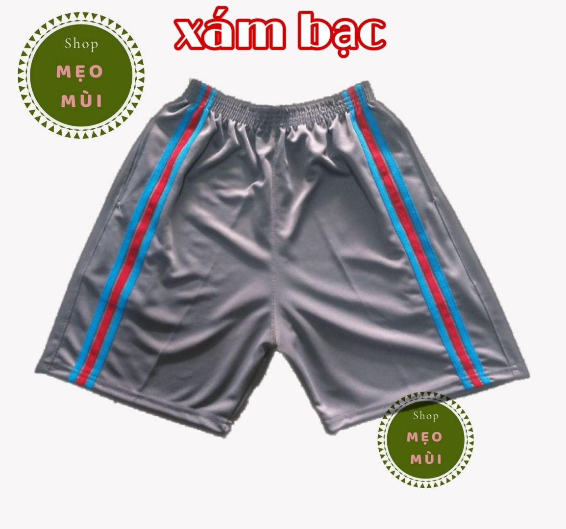 [HCM]Combo 4 quần đùi thun thể thao nam 3 sọc