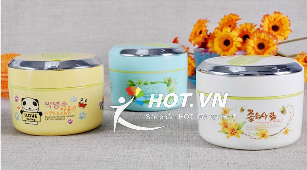 [FREE.SHIP] Cặp Lồng Cơm Giữ Nhiệt QQ 1200ml 4 Cỡ