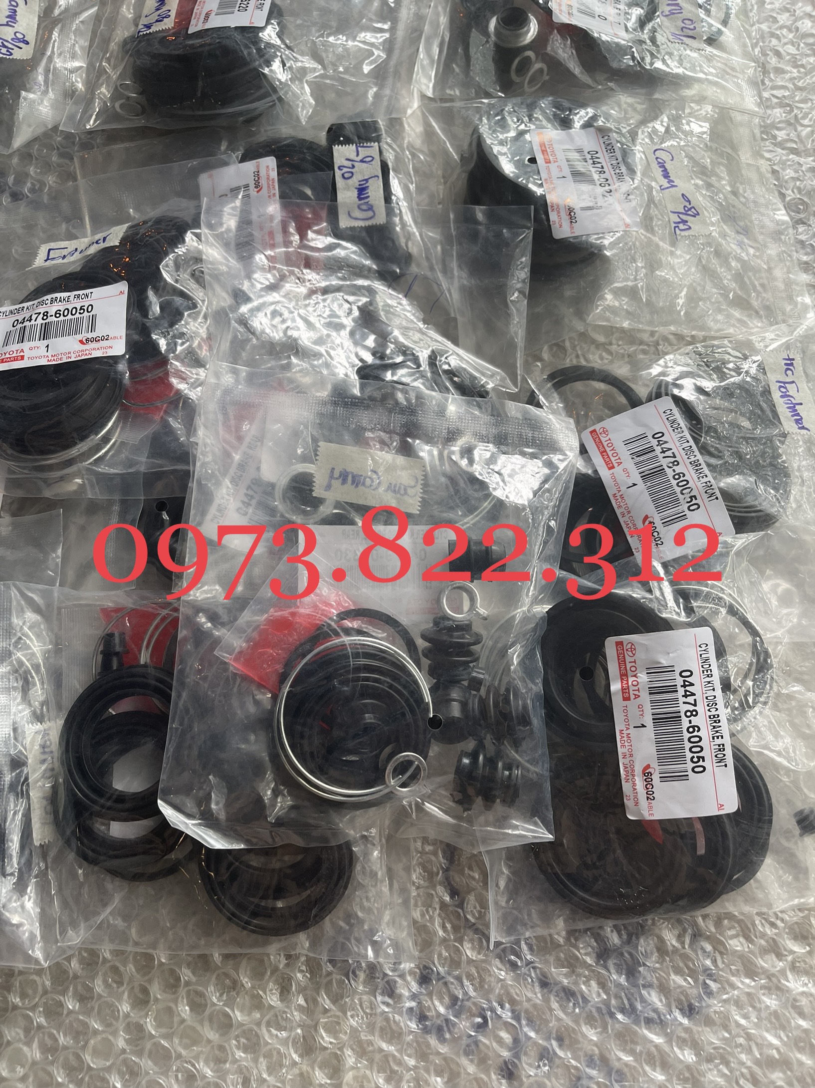 Bộ cuppen phanh trước sau Innova, Fortuner, Camry, Vios , Altis OEM