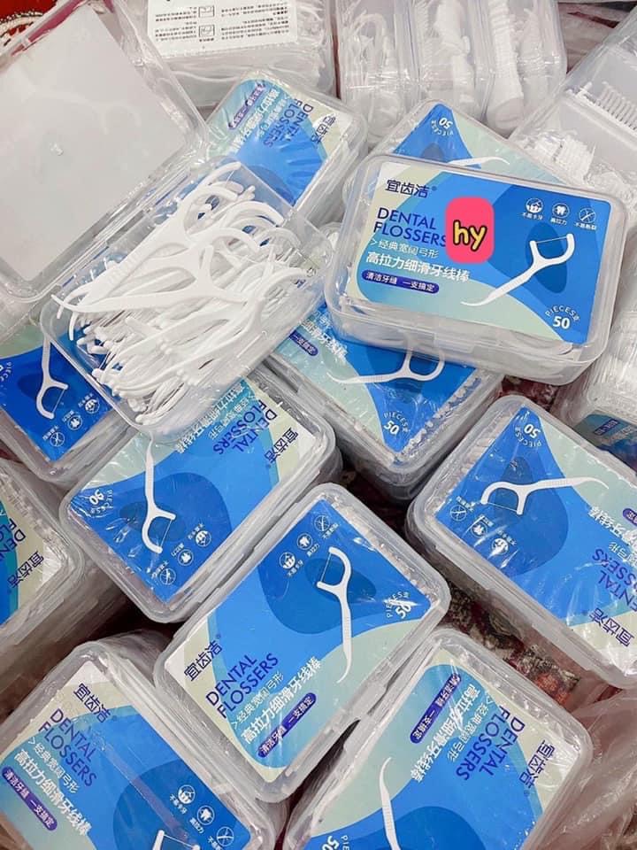 COMBO 3 HỘP TĂM CHỈ NHA KHOA ( 50C/HỘP)