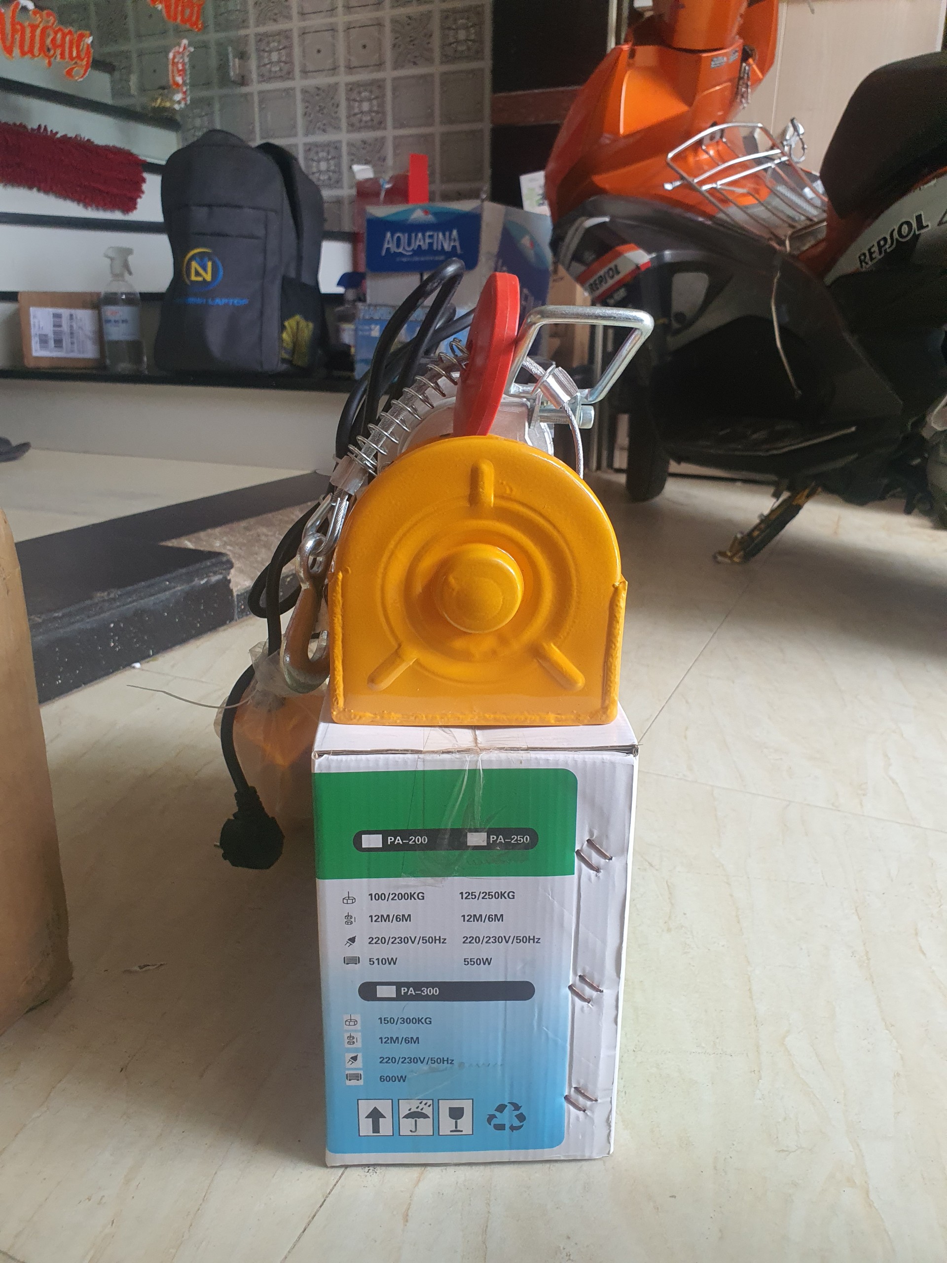 MÁY TỜI TREO PA200 - Cáp 20m