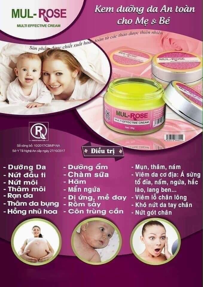 KEM MUL ROSE ĐA NĂNG 30Gr l
