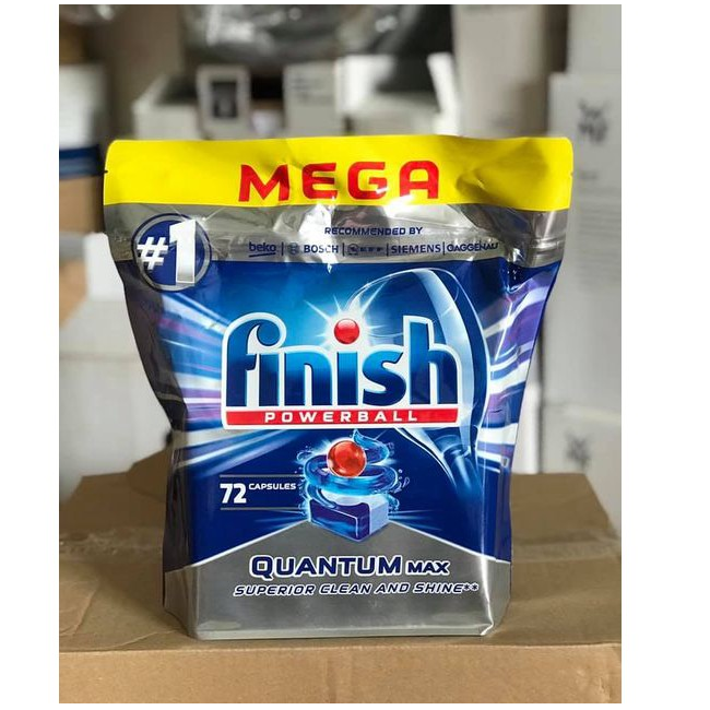 viên rửa bát Finish quantum túi 72 viên