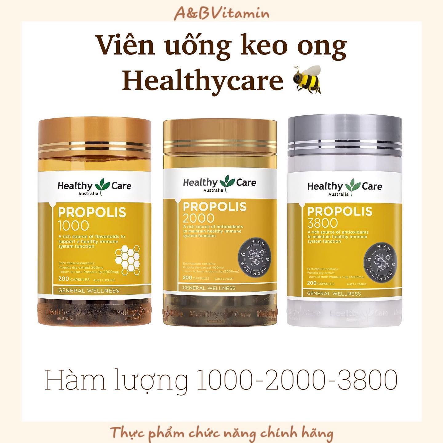 Keo Ong Healthy Care Propolis 1000