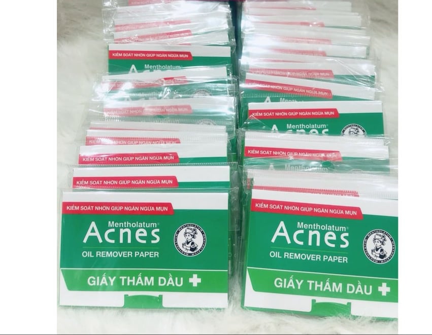 Giấy Thấm Dầu Acnes Oil Remover Paper combo 2 bịch  (bịch 50 tờ)
