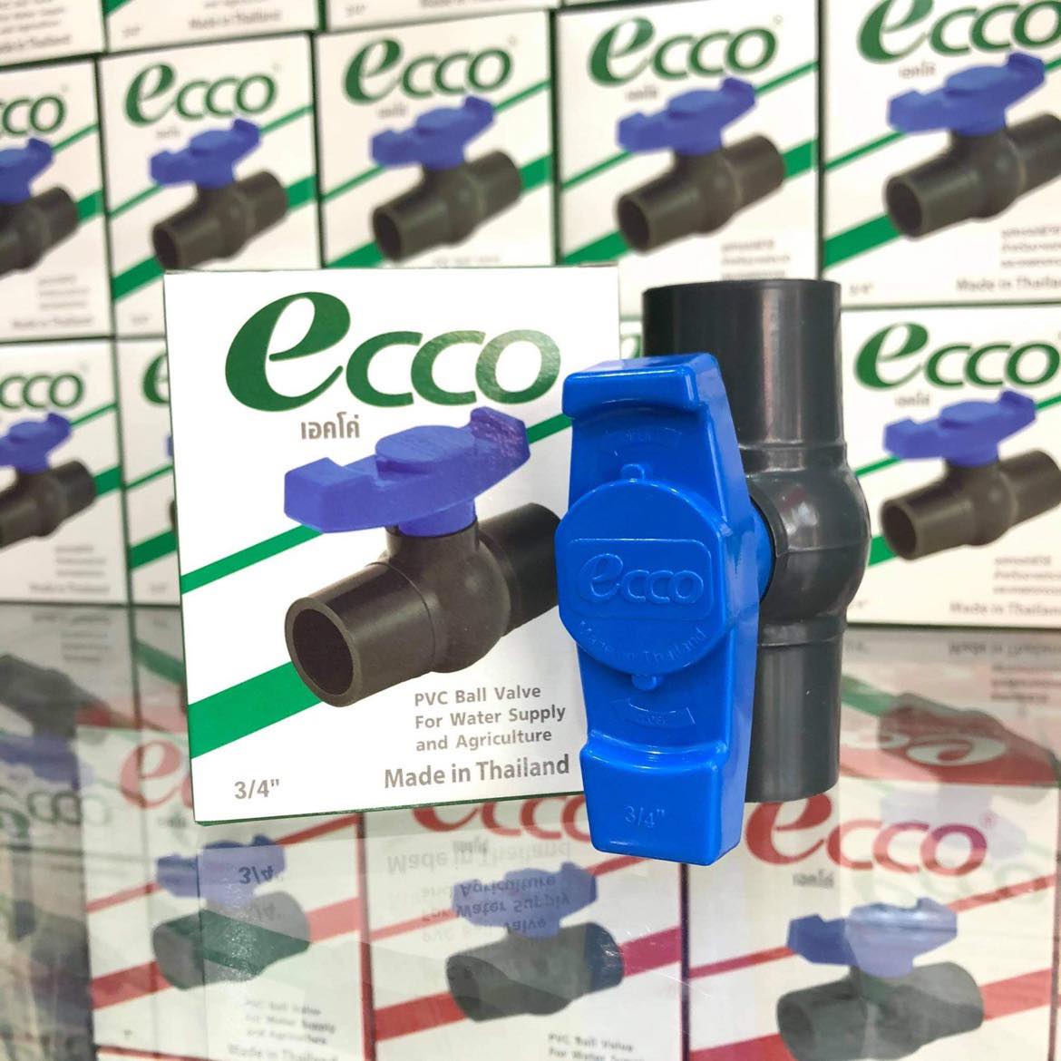 Van khóa nước cao cấp Ecco phi 27 nhập khẩu từ Thái Lan
