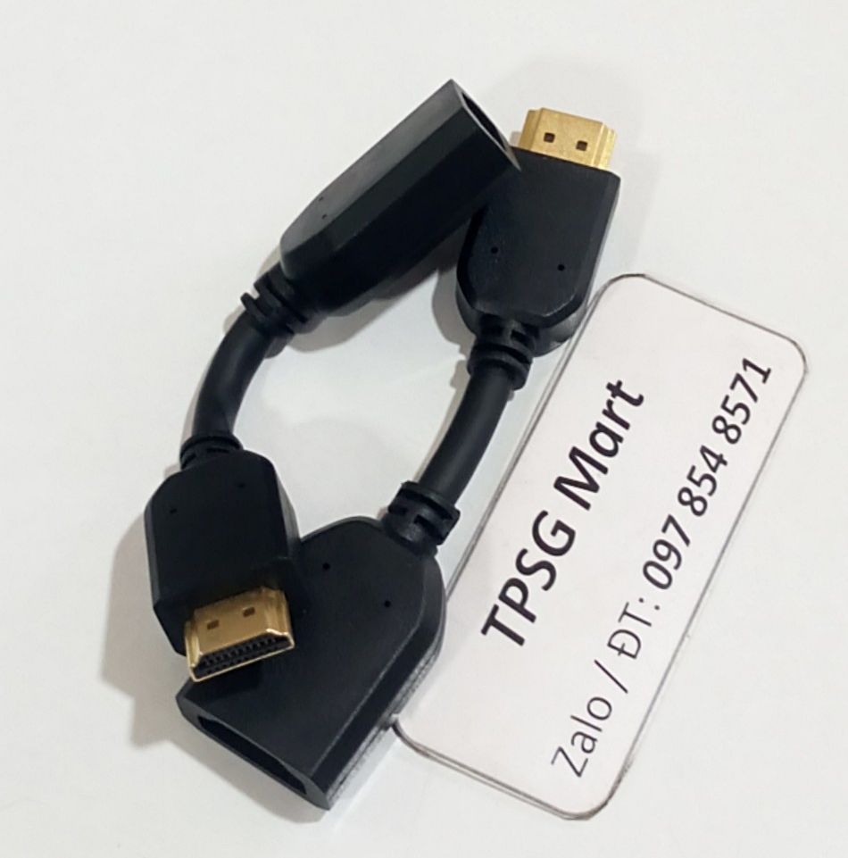 Cáp nối dài HDMI: Cáp dài 11Cm (Đầu đực ra Đầu Cái)