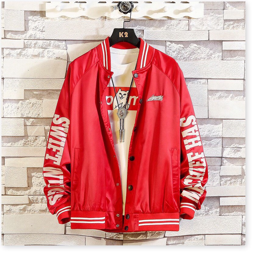 Áo khoác dù bomber phong cách cực chất nam nữ đều mặc được namlee